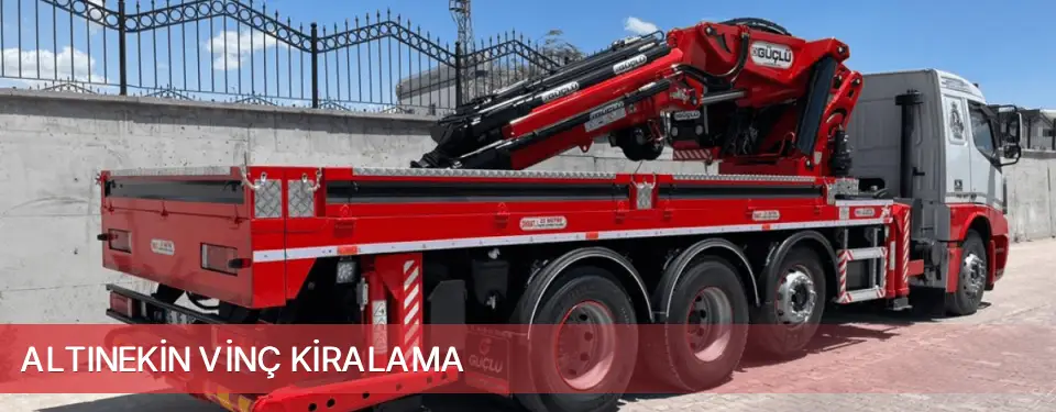 Altınekin İlçemi Vinç Kiralama